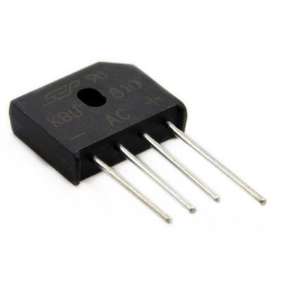 پل دیودی ردیفی KBU810 (560ولت و 8 آمپر) ، استوک
